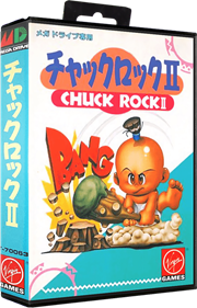 Chuck Rock II: Son of Chuck - Box - 3D Image