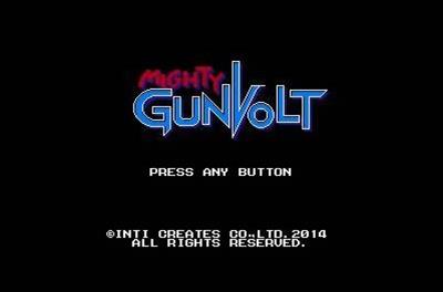 Mighty Gunvolt - Screenshot - Game Title Image