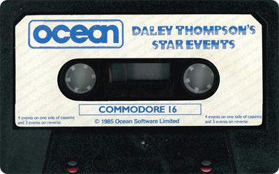 Daley Thompson's Star Events - Cart - Front Image