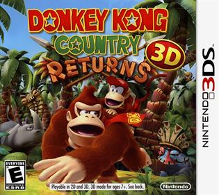 Donkey Kong Country Returns 3D - Box - Front Image