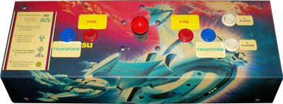 UFO Robo Dangar - Arcade - Control Panel Image