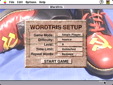 Wordtris - Screenshot - Game Select Image