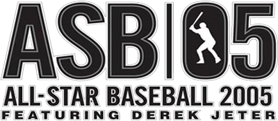 All-Star Baseball 2005 featuring Derek Jeter - Clear Logo Image
