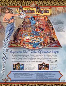 Tales of the Arabian Nights - Advertisement Flyer - Back