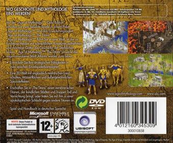 Age of Mythology: Gold Edition - Box - Back Image