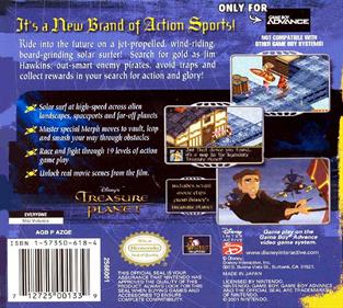 Disney's Treasure Planet - Box - Back Image