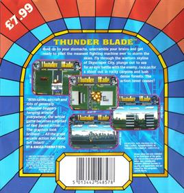 Thunder Blade - Box - Back Image