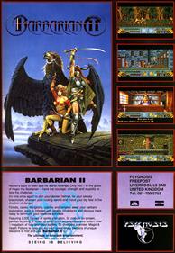 Barbarian II (Psygnosis) - Advertisement Flyer - Front Image