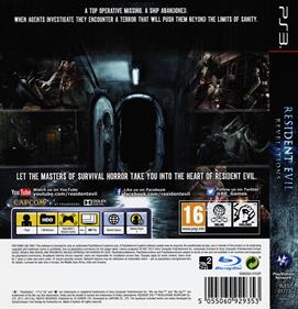 Resident Evil: Revelations - Box - Back Image