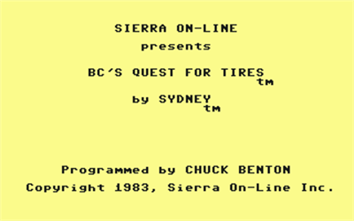 B.C.'s Quest for Tires - Screenshot - Game Title Image