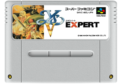 Ys V: Expert - Fanart - Cart - Front Image