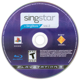 SingStar Vol. 2 - Disc Image