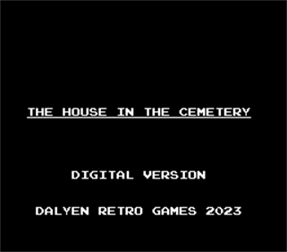 The House in the Cemetery - Screenshot - Game Title Image