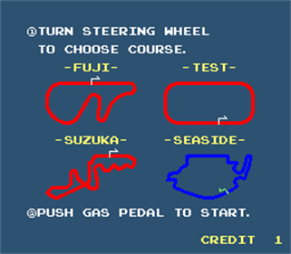 Pole Position II - Screenshot - Game Select Image