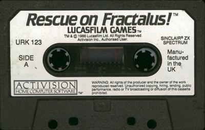 Rescue on Fractalus! - Cart - Front Image