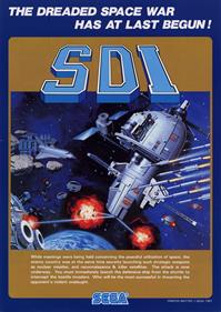 SDI: Strategic Defense Initiative - Advertisement Flyer - Front Image