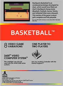 RealSports Basketball - Box - Back - Reconstructed