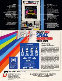 Space Encounters - Advertisement Flyer - Back Image