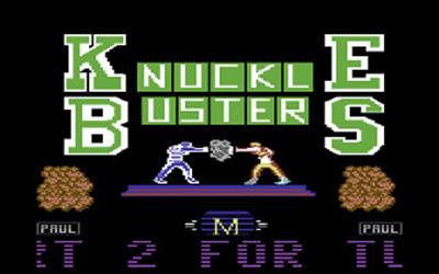 Knuckle Busters - Screenshot - Game Title Image