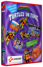 Teenage Mutant Ninja Turtles: Turtles in Time - Box - 3D Image