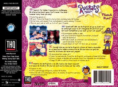 Rugrats: Scavenger Hunt - Box - Back Image