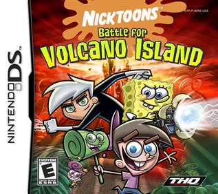 Nicktoons Battle for Volcano Island - Box - Front Image