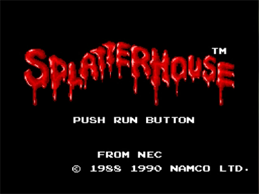 Splatterhouse - Screenshot - Game Title Image