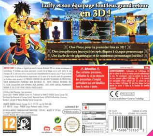 One Piece: Unlimited Cruise SP - Box - Back Image