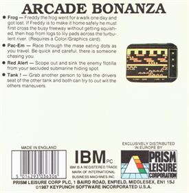 Arcade Bonanza - Box - Back Image