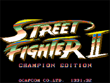 Street Fighter II Champion Edition - Screenshot - Game Title Image