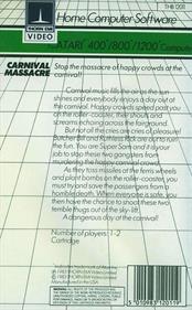 Carnival Massacre - Box - Back