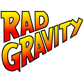 The Adventures of Rad Gravity - Clear Logo Image