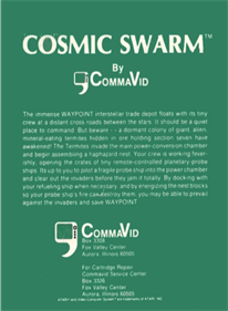 Cosmic Swarm - Box - Back - Reconstructed Image