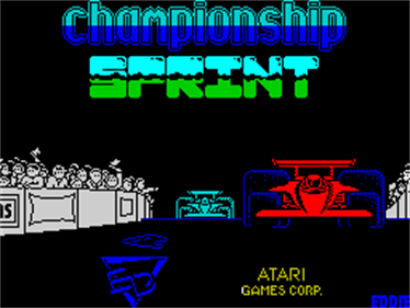 Championship Sprint  - Screenshot - Game Title Image
