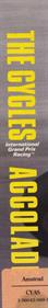 The Cycles: International Grand Prix Racing - Box - Spine Image