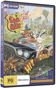 Sam & Max Hit the Road - Box - 3D Image