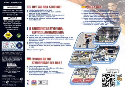 NBA Live 2000 - Box - Back Image
