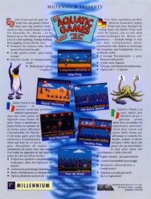 The Aquatic Games: Starring James Pond and the Aquabats - Box - Back Image