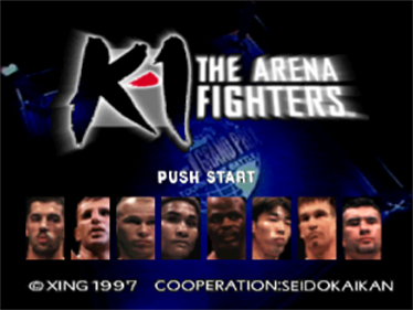 K-1: The Arena Fighters - Screenshot - Game Title Image