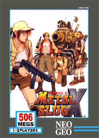 Metal Slug X - Fanart - Box - Front Image