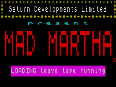 Mad Martha - Screenshot - Game Title Image