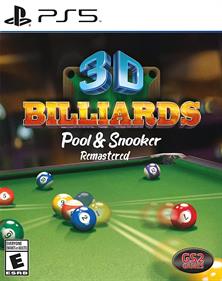 3D Billiards: Pool & Snooker Remastered - Box - Front Image