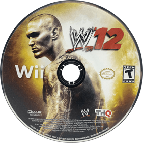 WWE '12 - Disc Image
