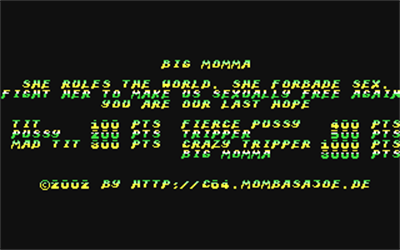 Big Momma - Screenshot - Game Title Image