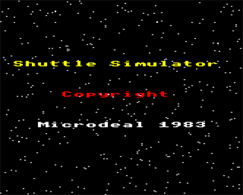 Lift off with Space Shuttle - Screenshot - Game Title Image