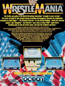 WWF Wrestlemania - Box - Back Image
