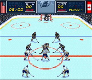 Brett Hull Hockey 95 - Screenshot - Gameplay Image