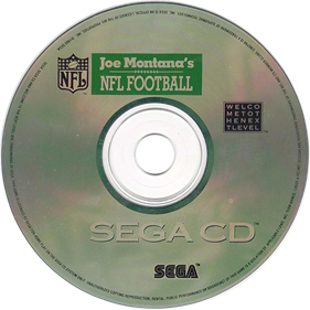 Joe Montana's NFL Football - Disc Image