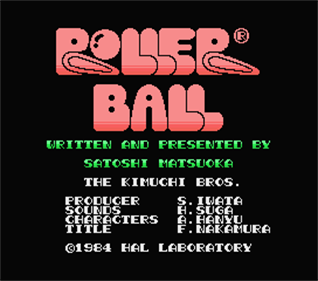 Rollerball - Screenshot - Game Title Image
