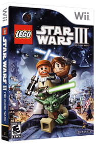 LEGO Star Wars III: The Clone Wars - Box - 3D Image